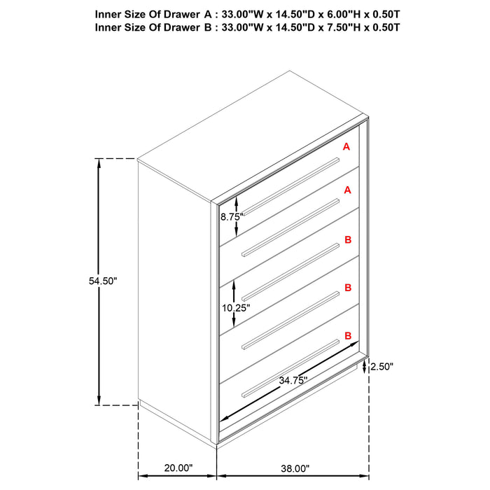 Durango Chest of Drawers
