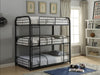 Cairo Sandy Black Bunk Bed (Triple Full) image