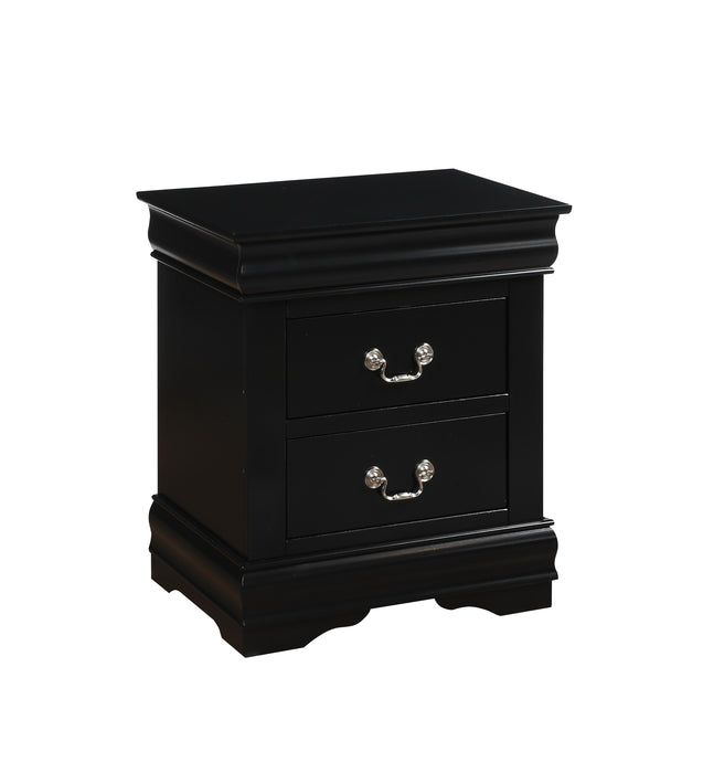 Louis Philippe Black Nightstand image