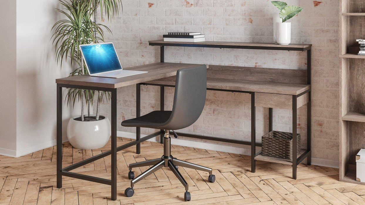 Arlenbry Home Office L-Desk with Storage