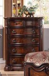 Galaxy Home Bombay 6 Drawer Chest in Warm Cherry GHF-808857530622 image