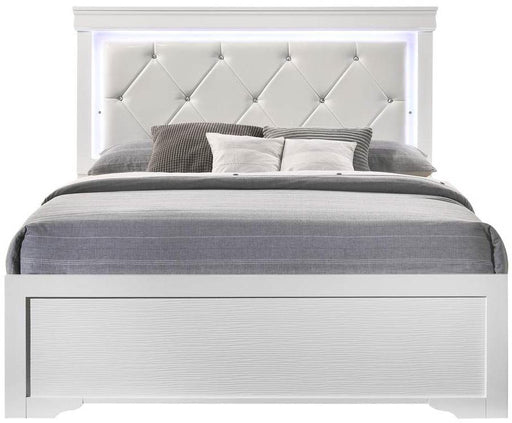 Galaxy Home Brooklyn Twin Panel Bed in White GHF-733569389032 image
