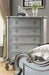 Galaxy Home Destiny 5 Drawer Chest in Silver GHF-808857995490 image