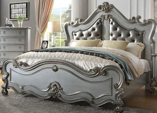 Galaxy Home Destiny Queen Panel Bed in Silver GHF-808857502377 image