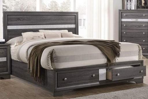 Galaxy Home Matrix King Storage Bed in Gray GHF-808857710604 image