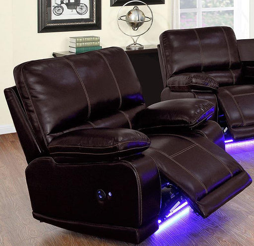 Galaxy Home Electron Power Recliner Chair in Brown GHF-808857873125 image