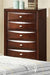 Galaxy Home Emily 6 Drawer Chest in Cherry GHF-808857673978 image