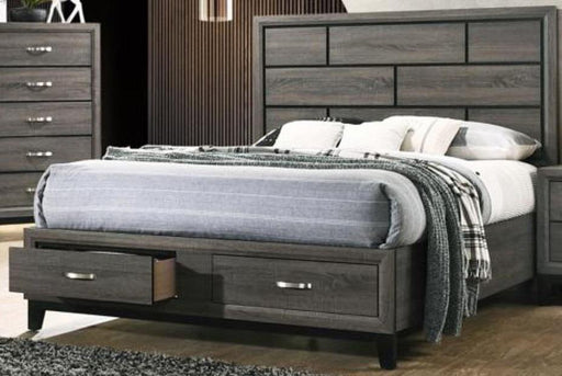 Galaxy Home Hudson Queen Storage Bed in Foil Grey GHF-808857681980 image