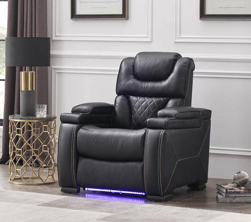 Galaxy Home Lexus Power Recliner in Black GHF-808857754349 image