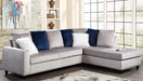 Galaxy Home Martha Reversible Sectional Sofa in Gray GHF-808857622297 image