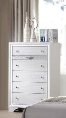 Galaxy Home Matrix 6 Drawer Chest in White GHF-808857990747 image