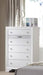 Galaxy Home Matrix 6 Drawer Chest in White GHF-808857990747 image