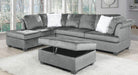 Galaxy Home Omega Sectional Sofa in Gray GHF-808857940490 image