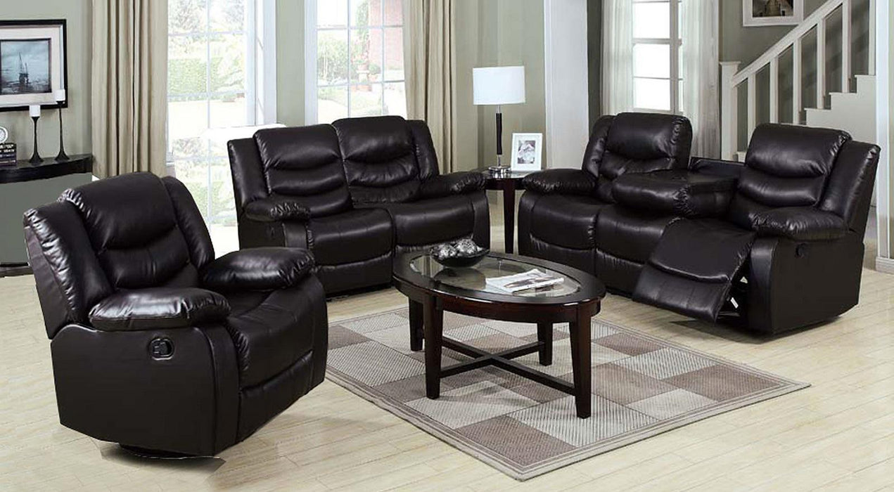 Galaxy Home Paco Recliner Loveseat in Espresso GHF-808857650986