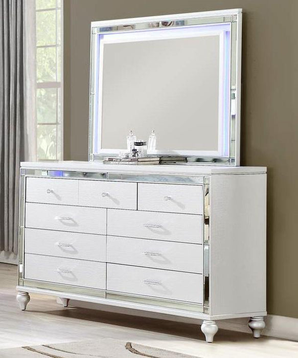 Galaxy Home Sterling 8 Drawer Dresser in White GHF-808857548733