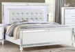 Galaxy Home Sterling Queen Panel Bed in White GHF-808857726636 image