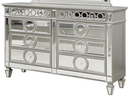 Galaxy Home Symphony 8 Drawer Dresser in Silver GHF-808857527820 image