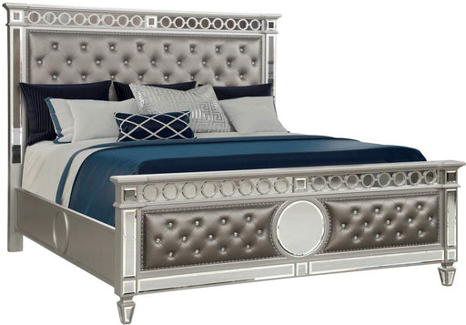 Galaxy Home Symphony King Panel Bed in Silver GHF-808857826862 image