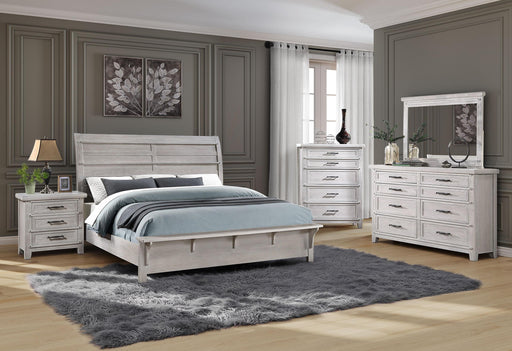 LEVI WHITE OAK QUEEN BED GROUP image