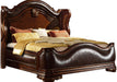 Galaxy Home Bella King Bed in Dark Walnut image