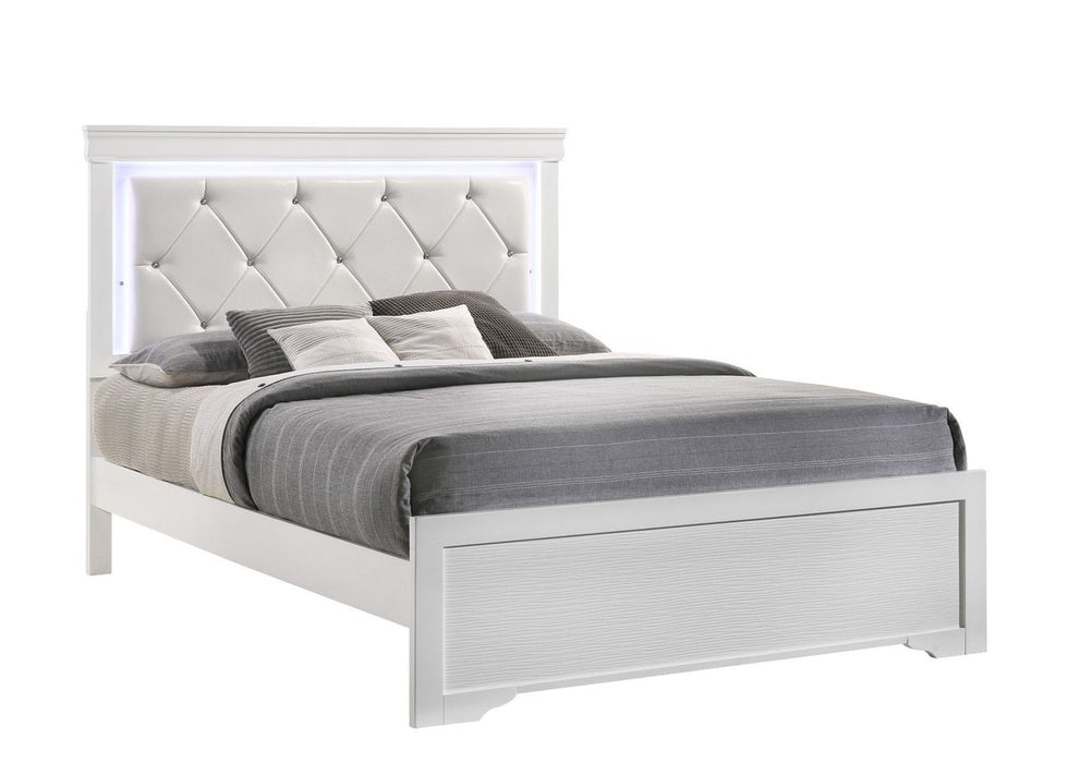 Galaxy Home Brooklyn Twin Bed in White