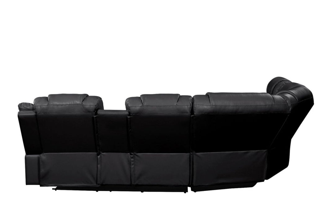Galaxy Home Challenger Reversible Sectional Black