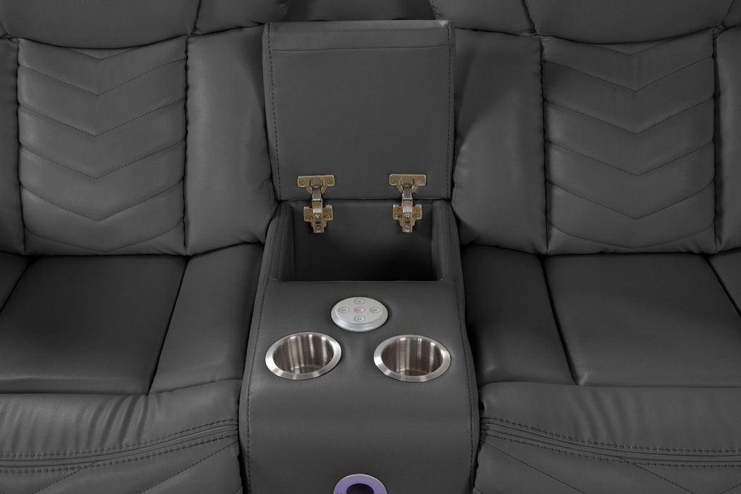 Galaxy Home Challenger Reversible Sectional Gray