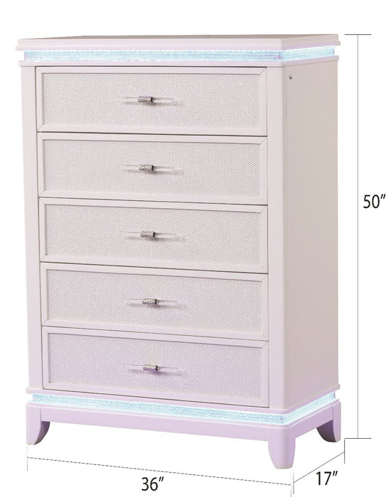 Galaxy Home Opium Chest in White
