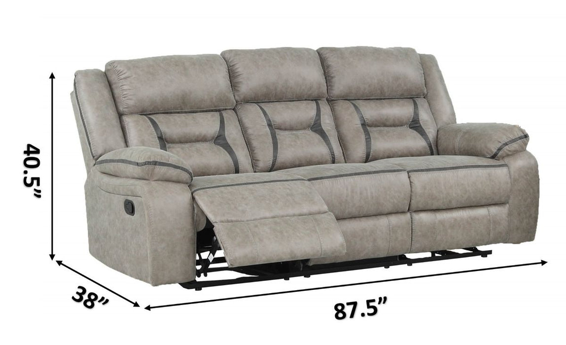 Galaxy Home Denali Sofa in Gray