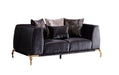 Galaxy Home Majesty Loveseat in Black image