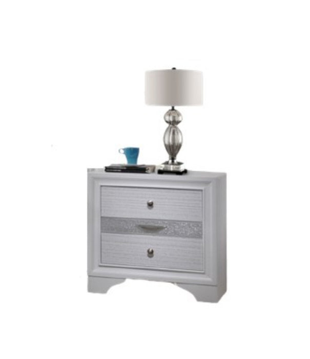 Galaxy Home Matrix Nightstand in White image