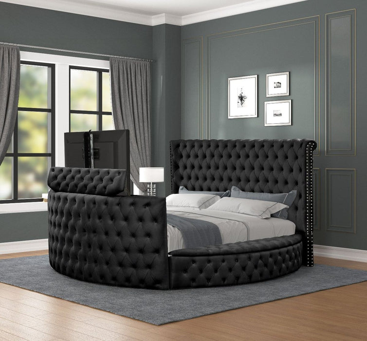 Galaxy Home Maya King Bed in Black