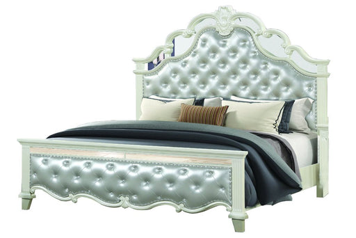 Galaxy Home Milan King Bed in White image