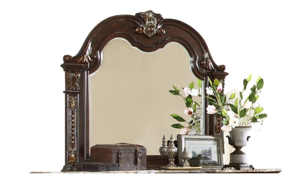 Galaxy Home Roma Mirror in Dark Walnut image