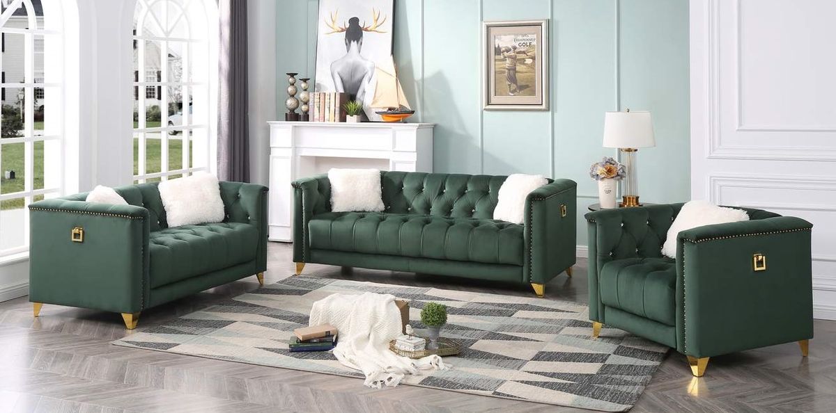 Galaxy Home Russell Chair in Green