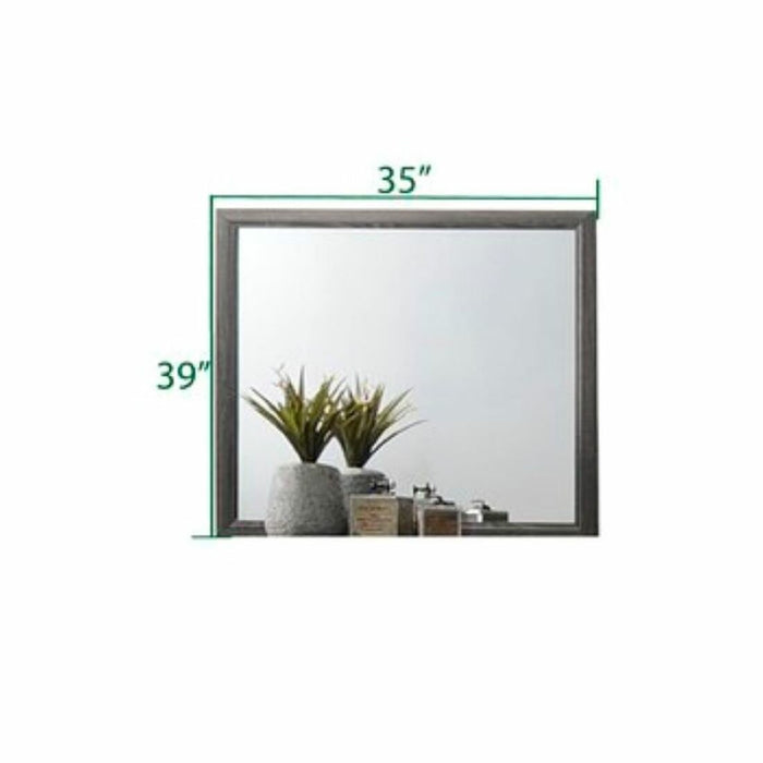 Galaxy Home Sierra Portrait Mirror in Gray