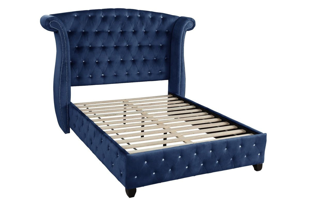 Galaxy Home Sophia Full Bed in Blue