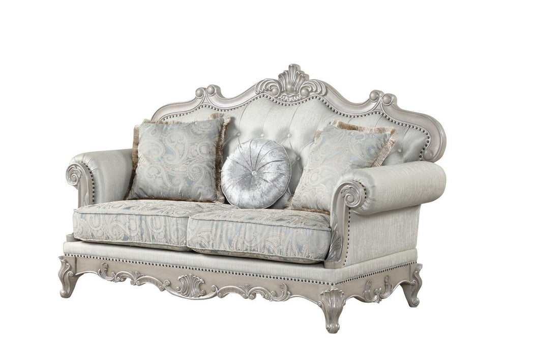 Galaxy Home Tuscan Loveseat in Grey image