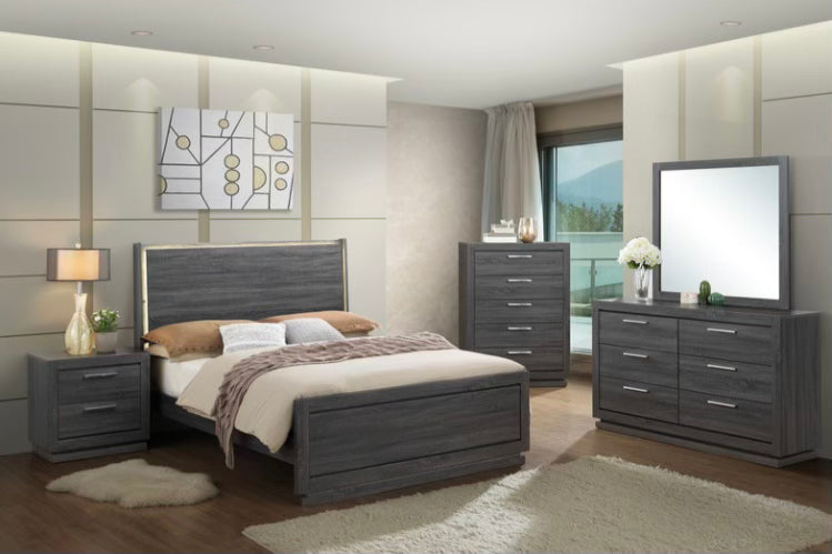 B130 Gray Bedroom Set